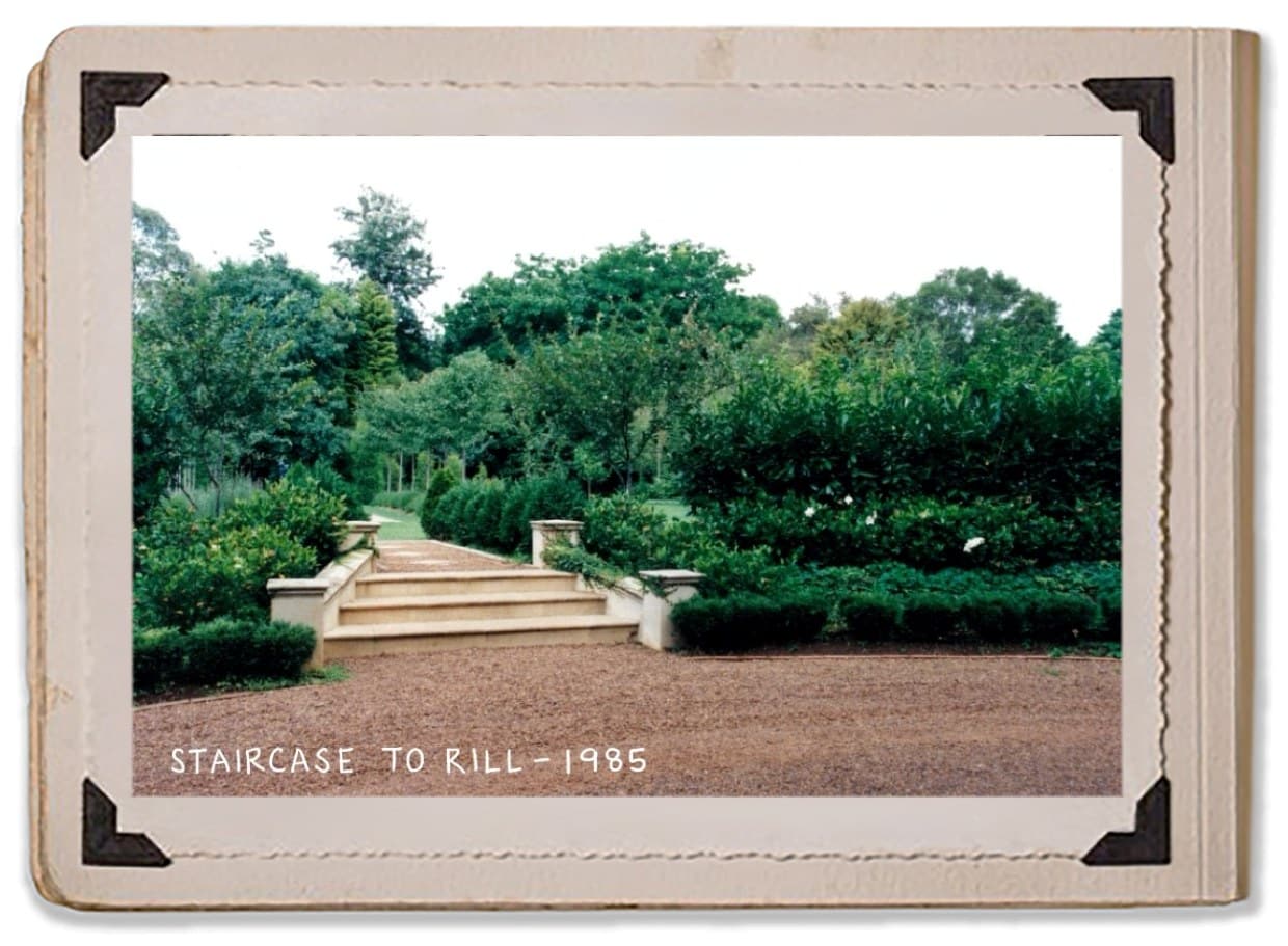 1985 Staircase Carriageway Rill Gardens History Jaspers Berry Album