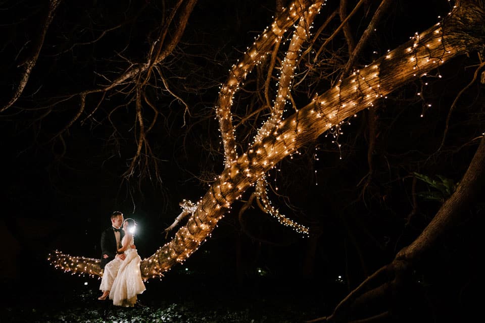 Bowral-Wedding-Wedding-Couple-Fairy-Lights-Night-Wedding-Magical-Faraway-Tree-Private-Oasis-Luxury-Wedding-Venue-Bride-and-Groom-Jaspers-Berry
