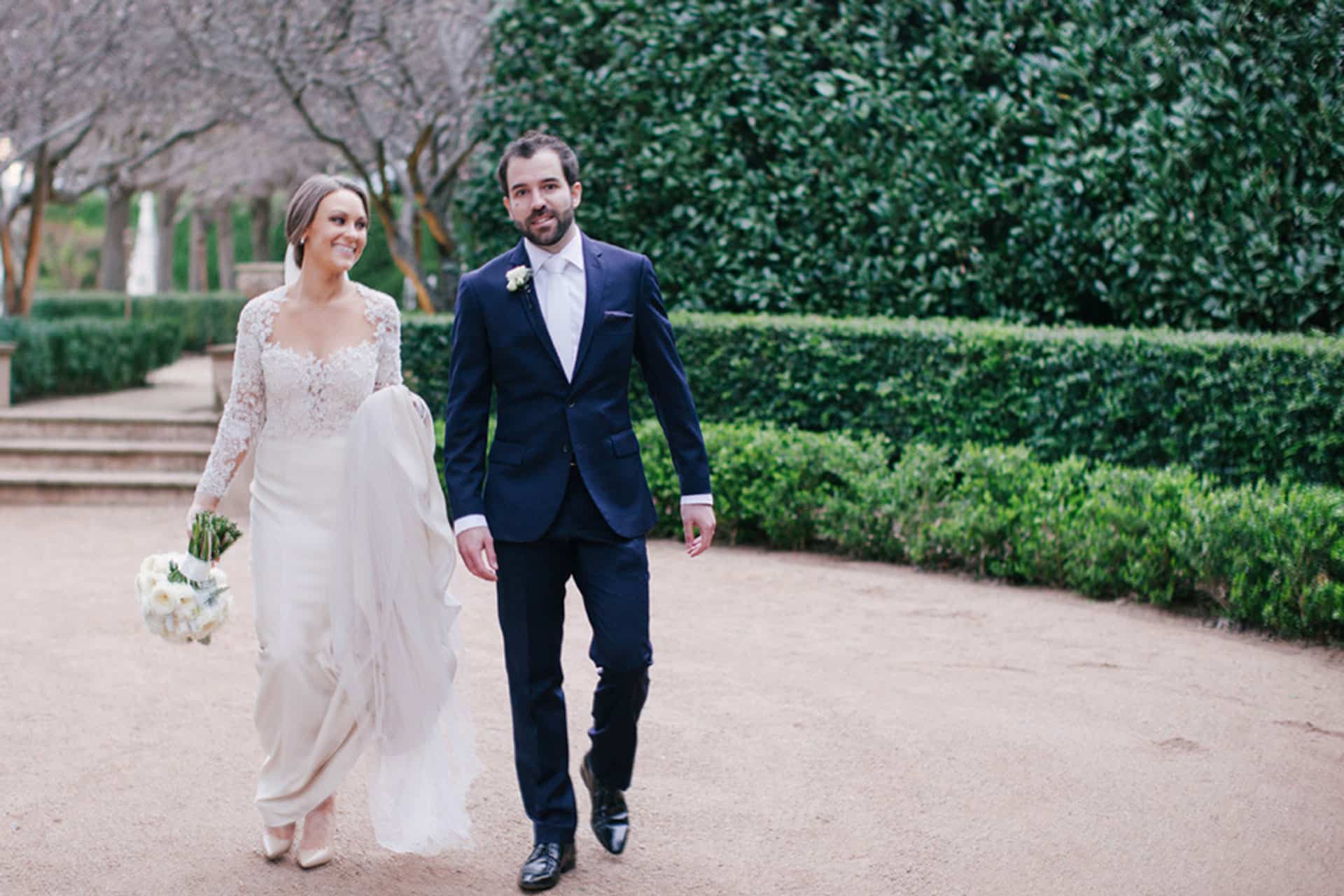 Bride-and-Groom-Garden-Wedding-Winter-Wedding-Jaspers-Berry-Manicured-Gardens-Private-Oasis-Luxury-Wedding-Venue-Bride-and-Groom-Portrait-Bridal-Bouquet