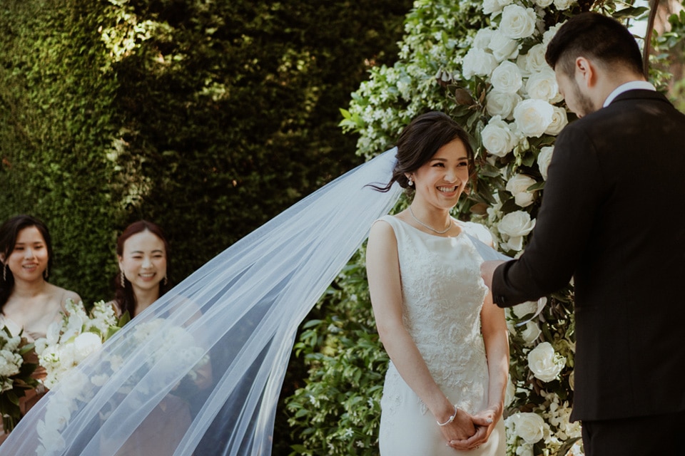 Chinese-Bridal-Couple-Western-Wedding-Ceremony-Garden-Wedding-Jaspers-Berry-South-Coast-NSW