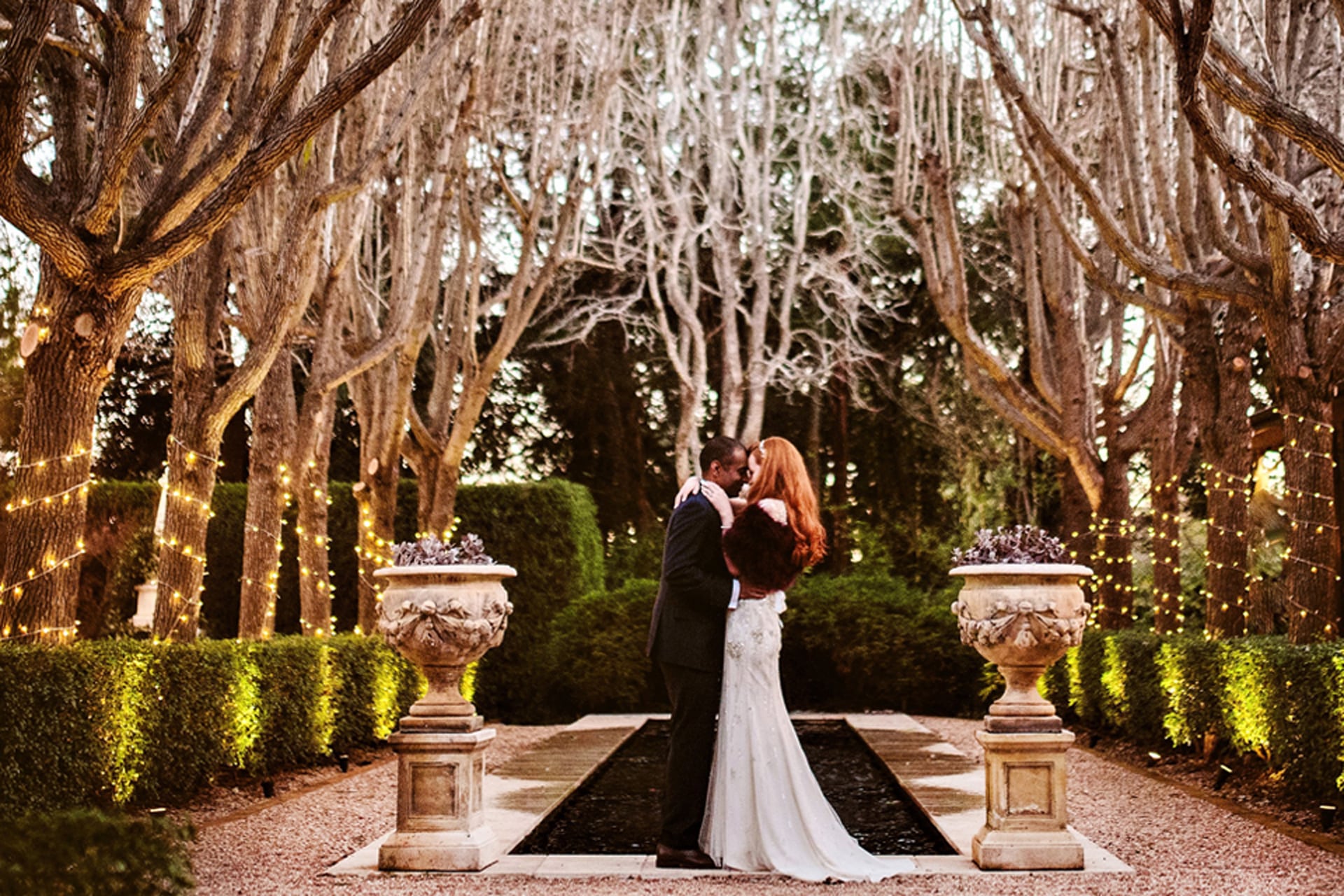 Fairy-Lights-Bride-and-Groom-Gardens-Private-Gardens-Destination-Wedding-Venue-Manicured-Gardens-Elegant-Wedding-Jaspers-Berry