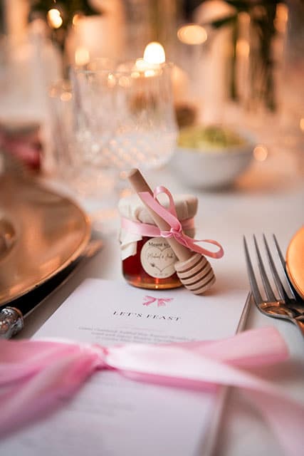 Gold-Charger-Plate-Wedding-Favours-Candles-Tealights-The-Orangery-Jaspers-Berry