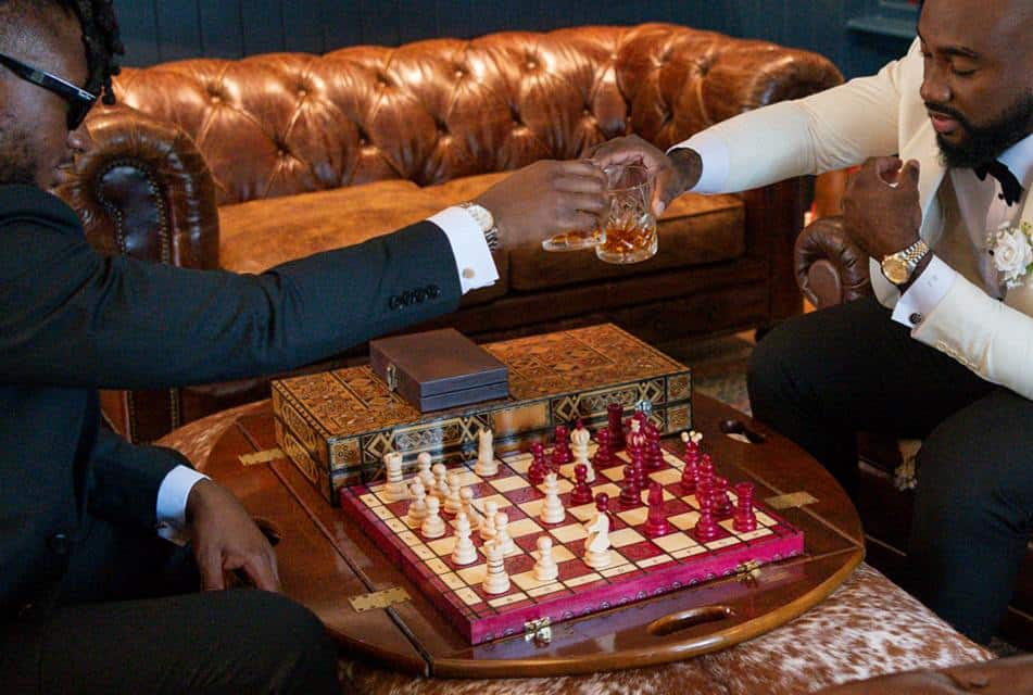 Groomsmen Chess Whiskey Bar Old Fashioned Chesterfield Club Lounge Jaspers Berry South Coast NSW