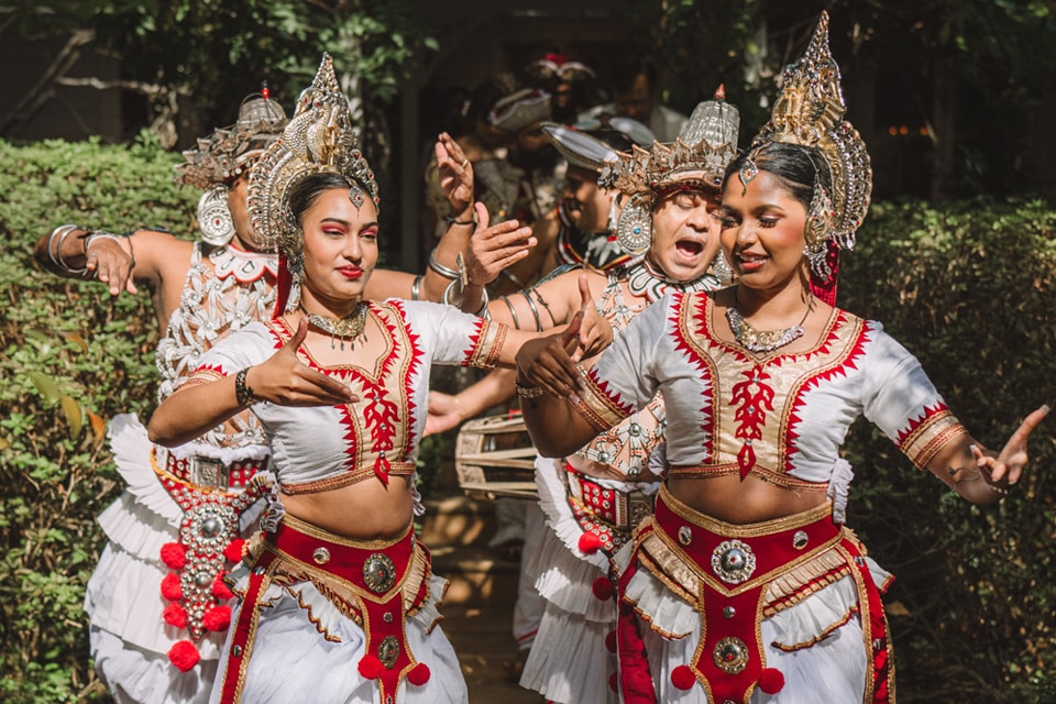 Jaspers-Berry-Sri-Lankan-Ceremonial-Wedding-Dancing-Groom-Procession-Destination-Garden-Courtyard-South-Coast-NSW