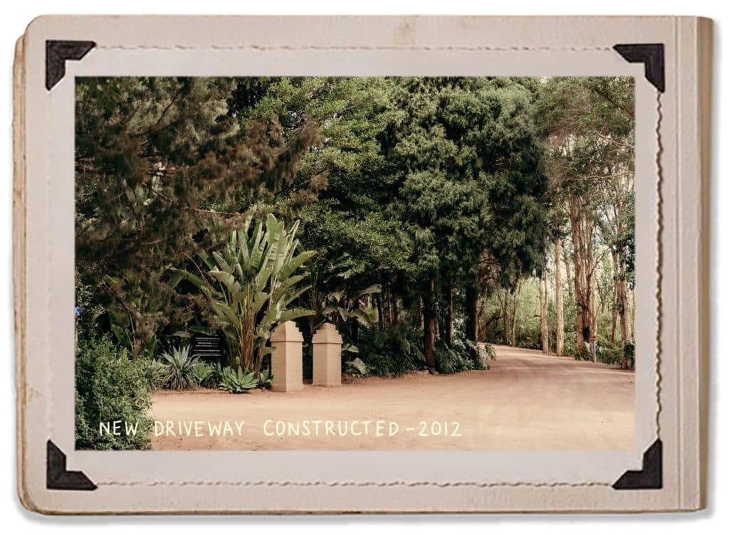 New Driveway Jaspers Berry History 2012 Construction Album
