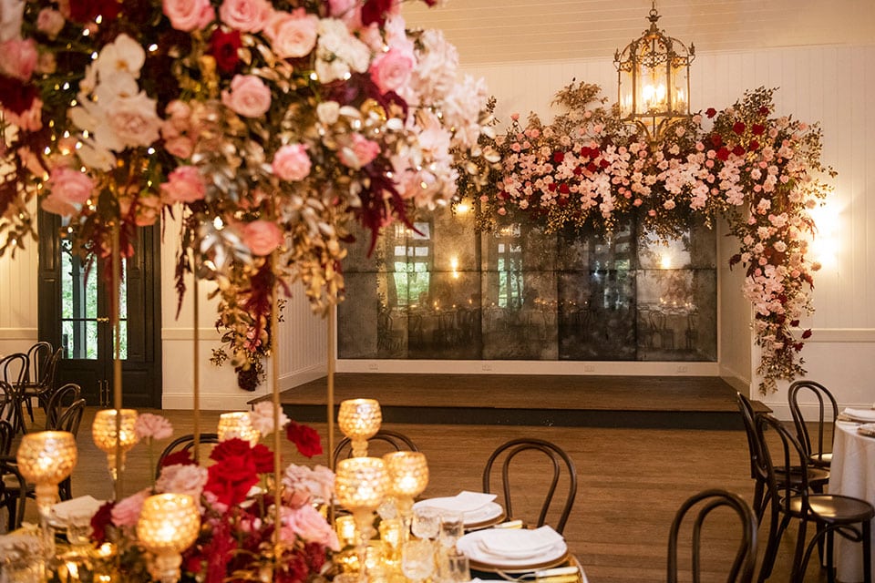 Stage-Florals-Fairy-Lights-Antique-Gold-Goblets-Roses-the-Orangery-Jaspers-Berry