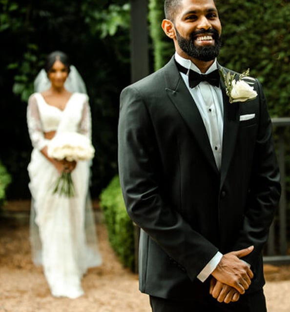 First Look Traditional Sri Lankan Bride Black Tie Jaspers Berry South Coast NSW