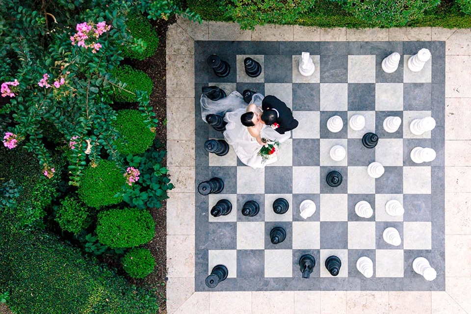 Garden Games Marble Chessboard Bridal Waltz Summer Jaspers Berry South Coast NSW