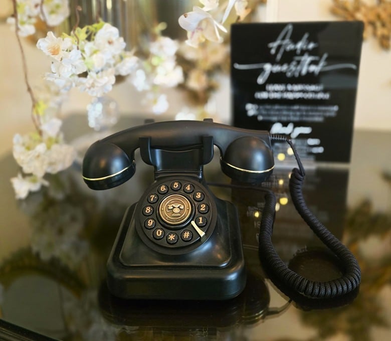 Memorabilia Audio Phone Marble Foyer Luxury Venue Jaspers Berry South Coast NSW