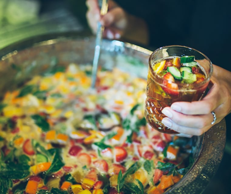 Pimms Punch BYO Canape Service Wedding Garden Party Jaspers Berry South Coast NSW