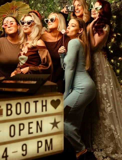 Photobooth Vintage Fancy Dress Wedding Jaspers Berry