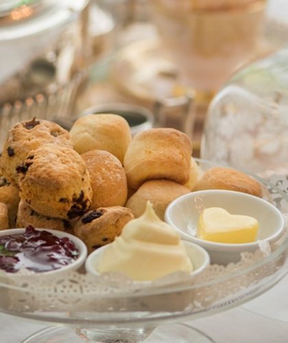Bridal Salon Wellness High Tea Scones Jam and Cream Luxury Silverware Jaspers Berry South Coast NSW