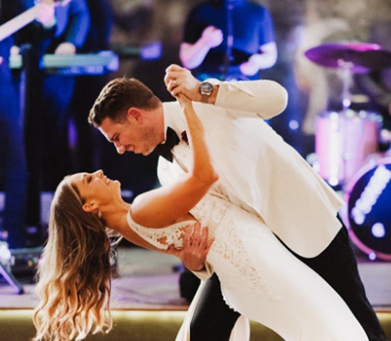 Bridal Waltz Jazz Band Drums Dance Floor The Orangery Jaspers Berry South Coast NSW