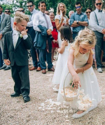 Flower Girl Rose Petals Ceremony Courtyard Jaspers Berry South Coast NSW