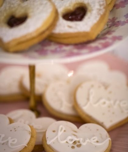 High Tea Jam Drops Haert Cookies Getting Ready Bridal Salon Jaspers Berry South Coast NSW