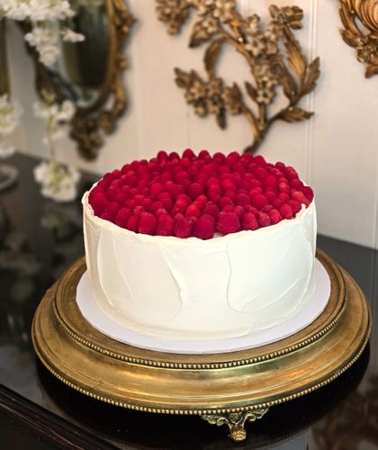 Raspberries New York Cheesecake Victorian Sponge Gold Platter Jaspers Berry South Coast NSW