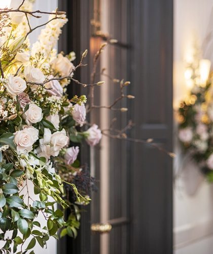 Wall Vases Jaspers Berry Roses Delphinium Orangery South Coast NSW